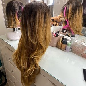 22’ long synthetic wig